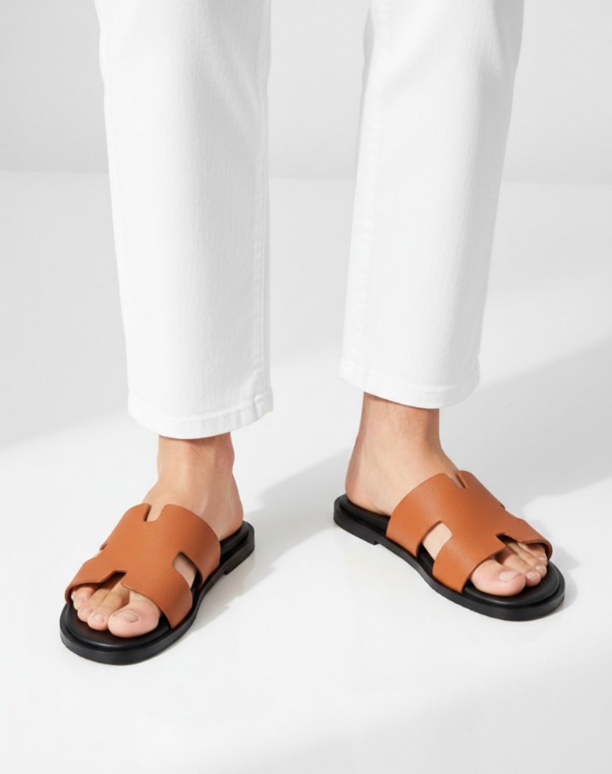 Men's Classic H Sandles (Brown)