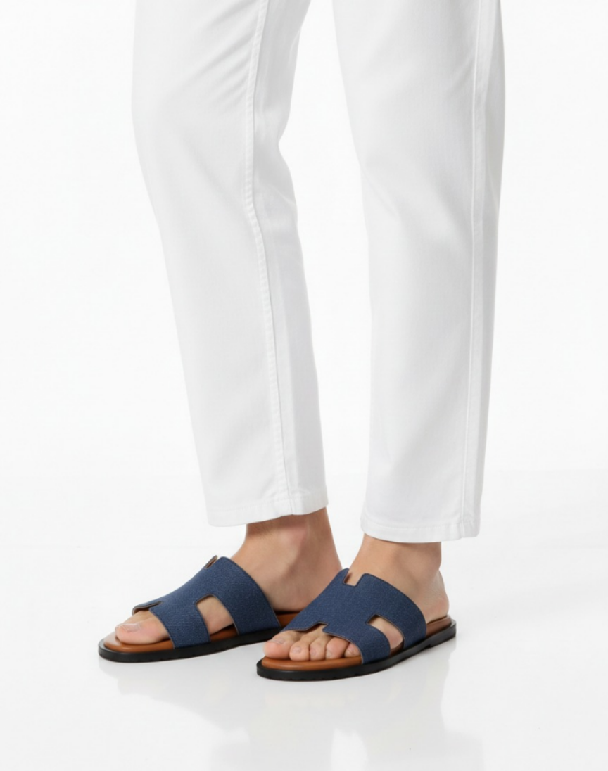 Men's Classic H Sandles (Denim)