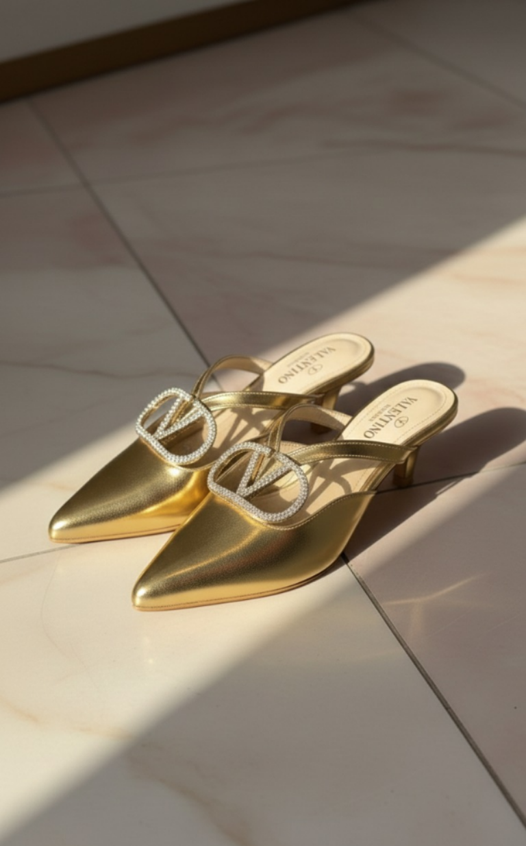 Pointed Toe V Heels