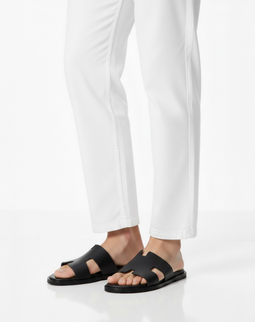 Men's Classic H Sandles (Black)