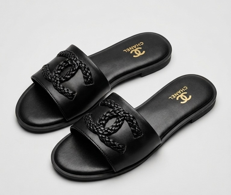 Elegant Chanel Slides