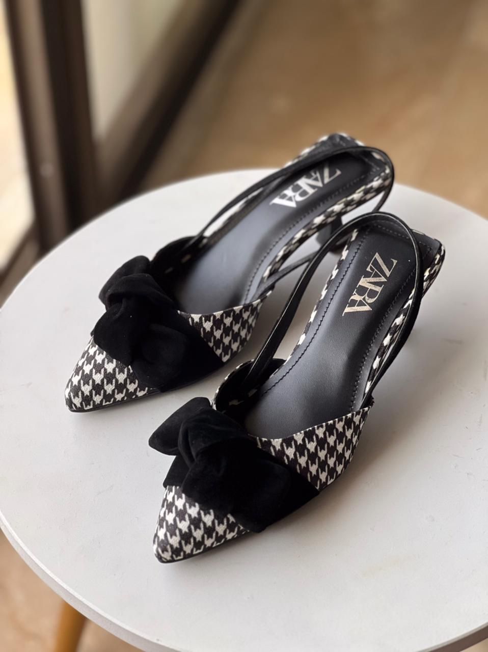 Zara Tie Pump Heels