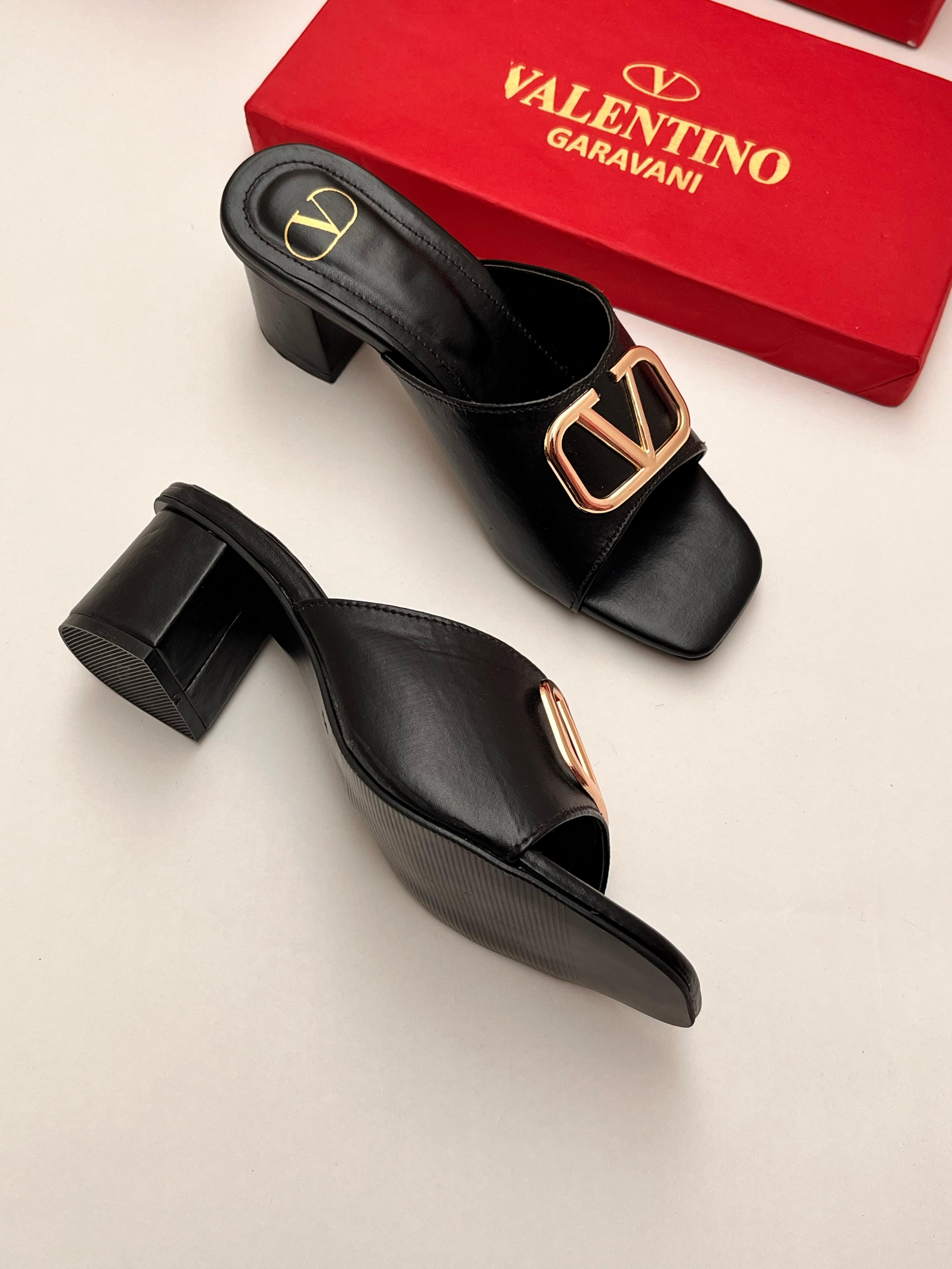 V Block Heels
