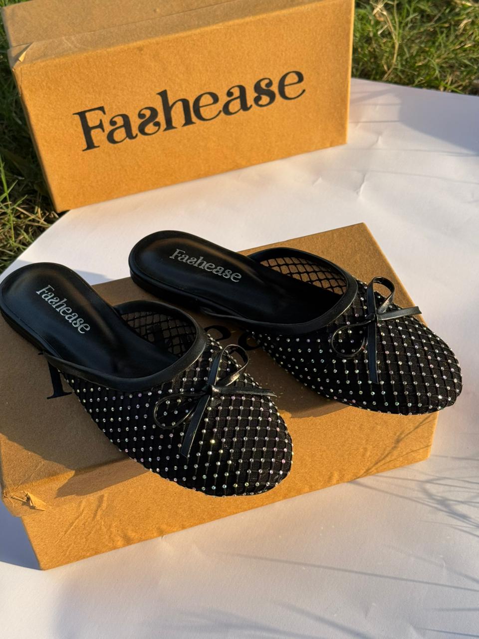 FƎ Black Stone Pumps