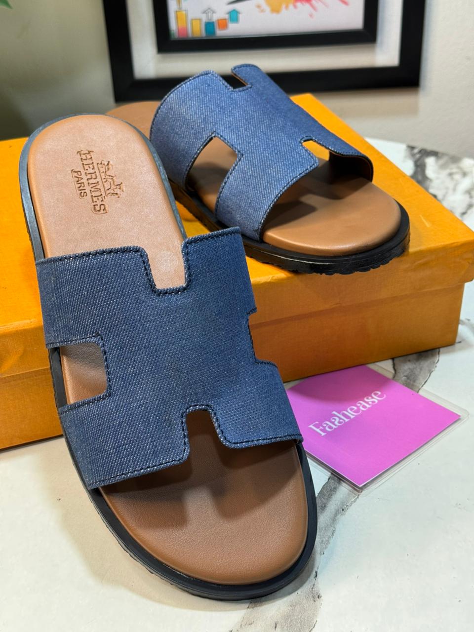 Men's Classic H Sandles (Denim)