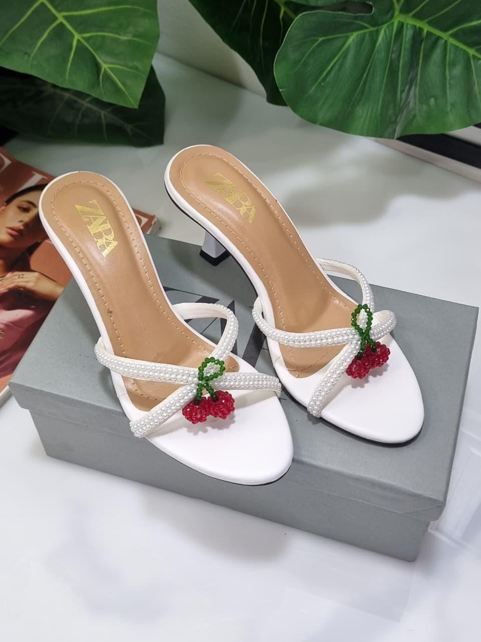 Cherry Twist Heels