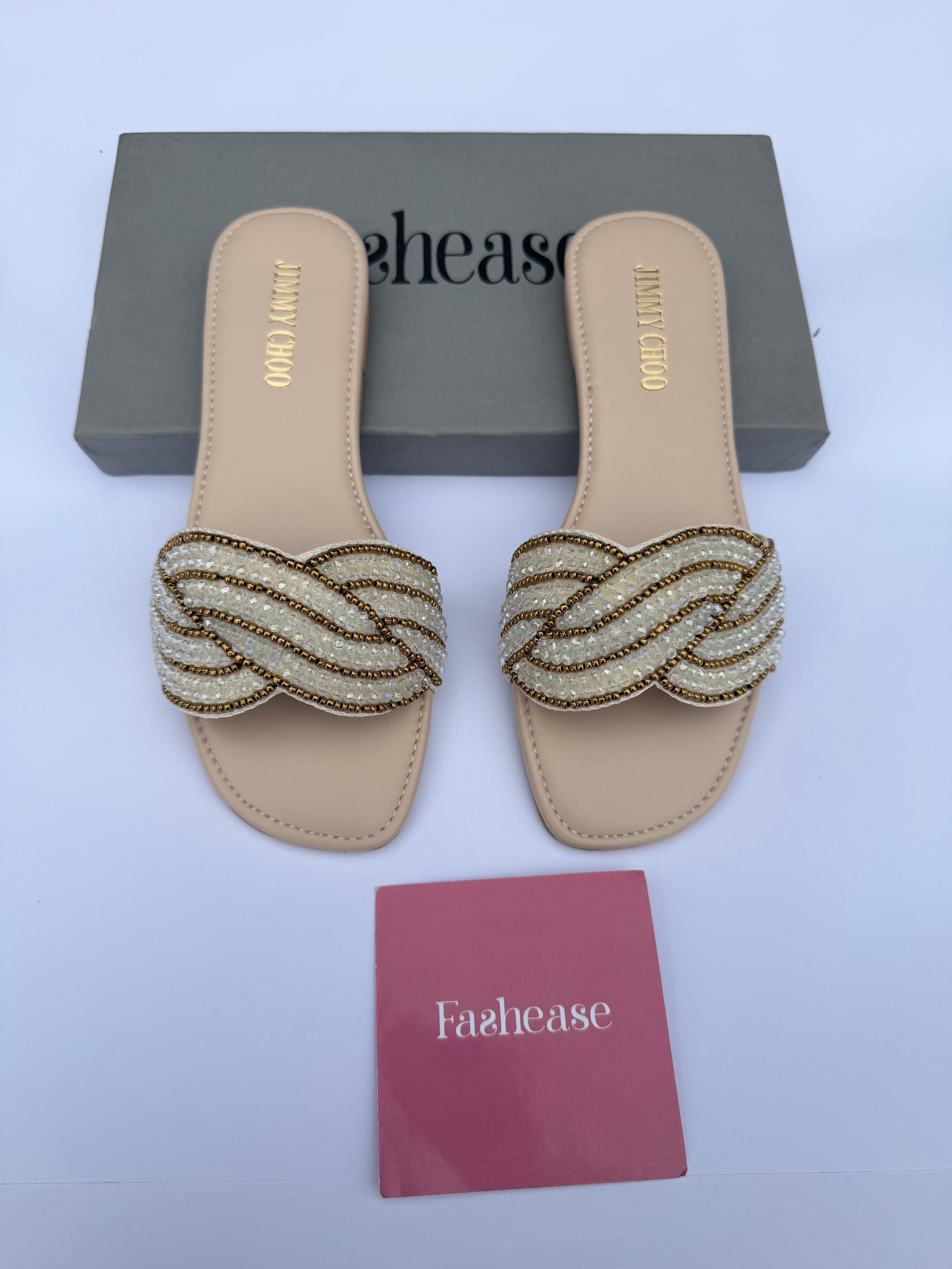 Twined JC Flats - Nude