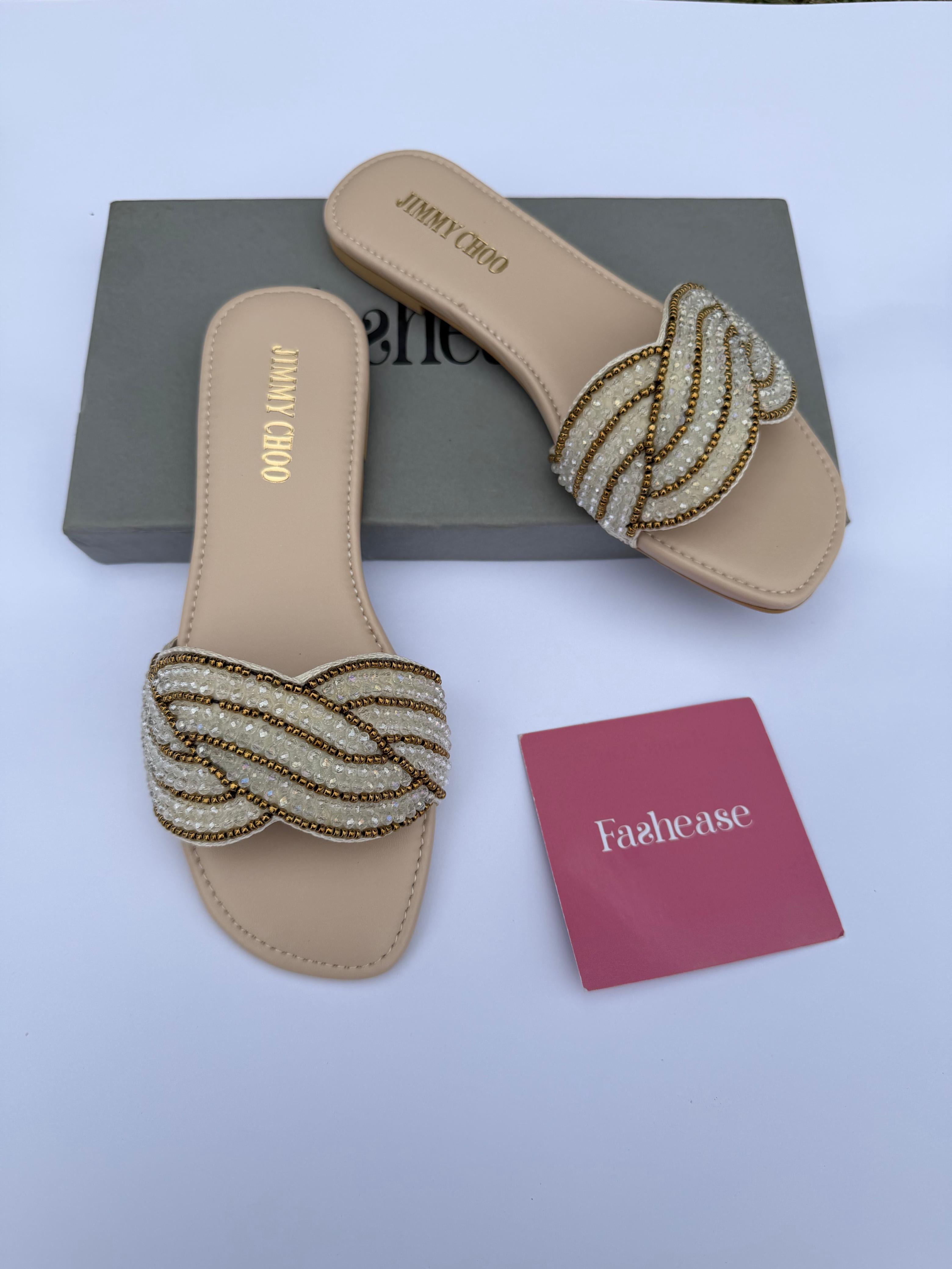 Twined JC Flats - Nude