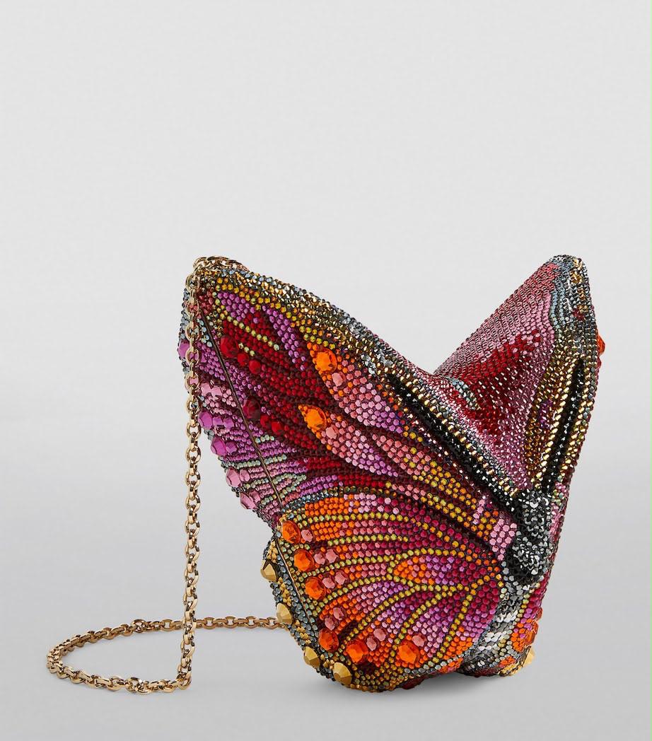 Crystal Butterfly Clutch
