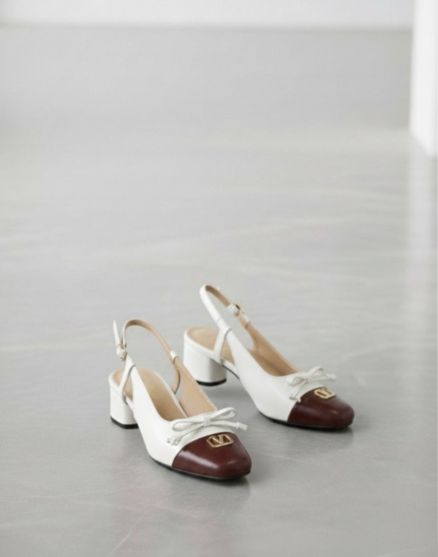 Valette V Heels white