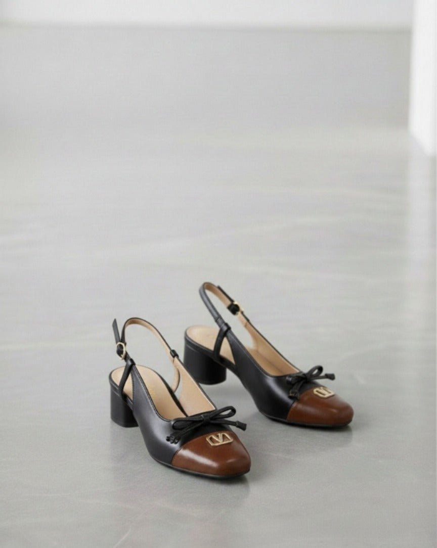 Valette V Heels Black