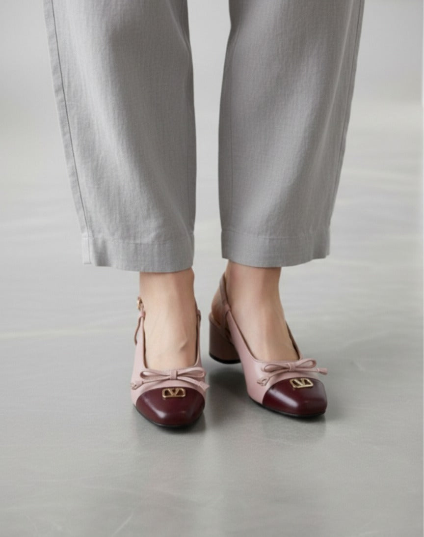 Valette V Heels Pink