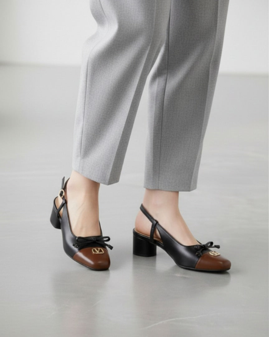 Valette V Heels Black