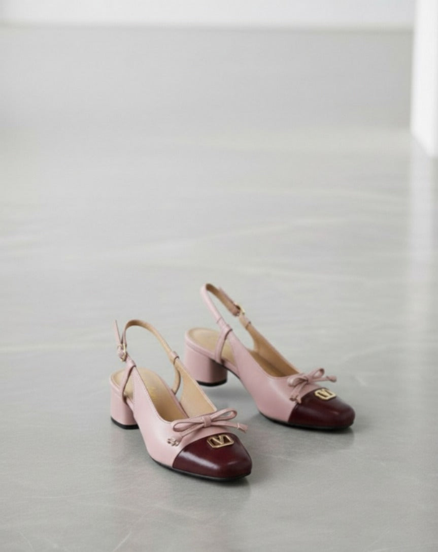 Valette V Heels Pink