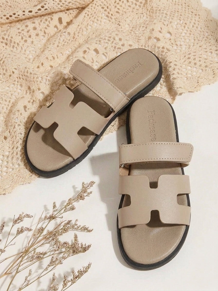 Women's H Sandles - Beige
