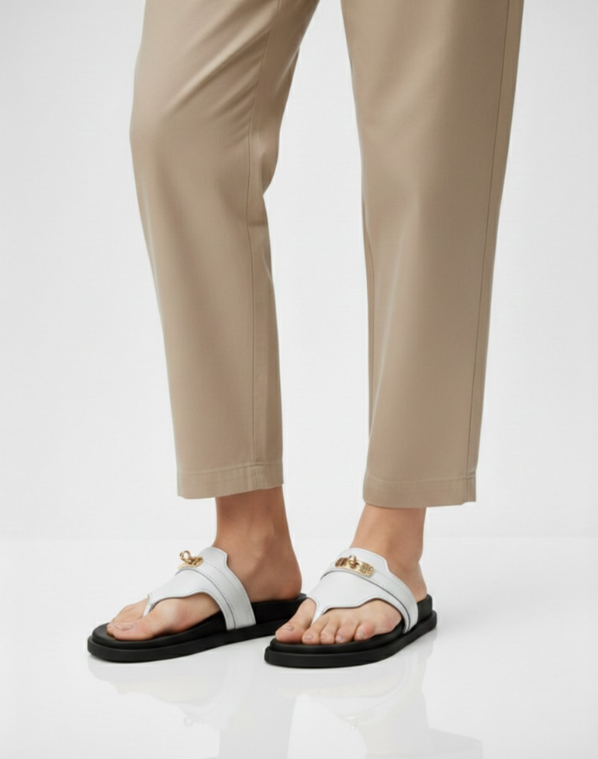 H Casual Slip-ons (White)