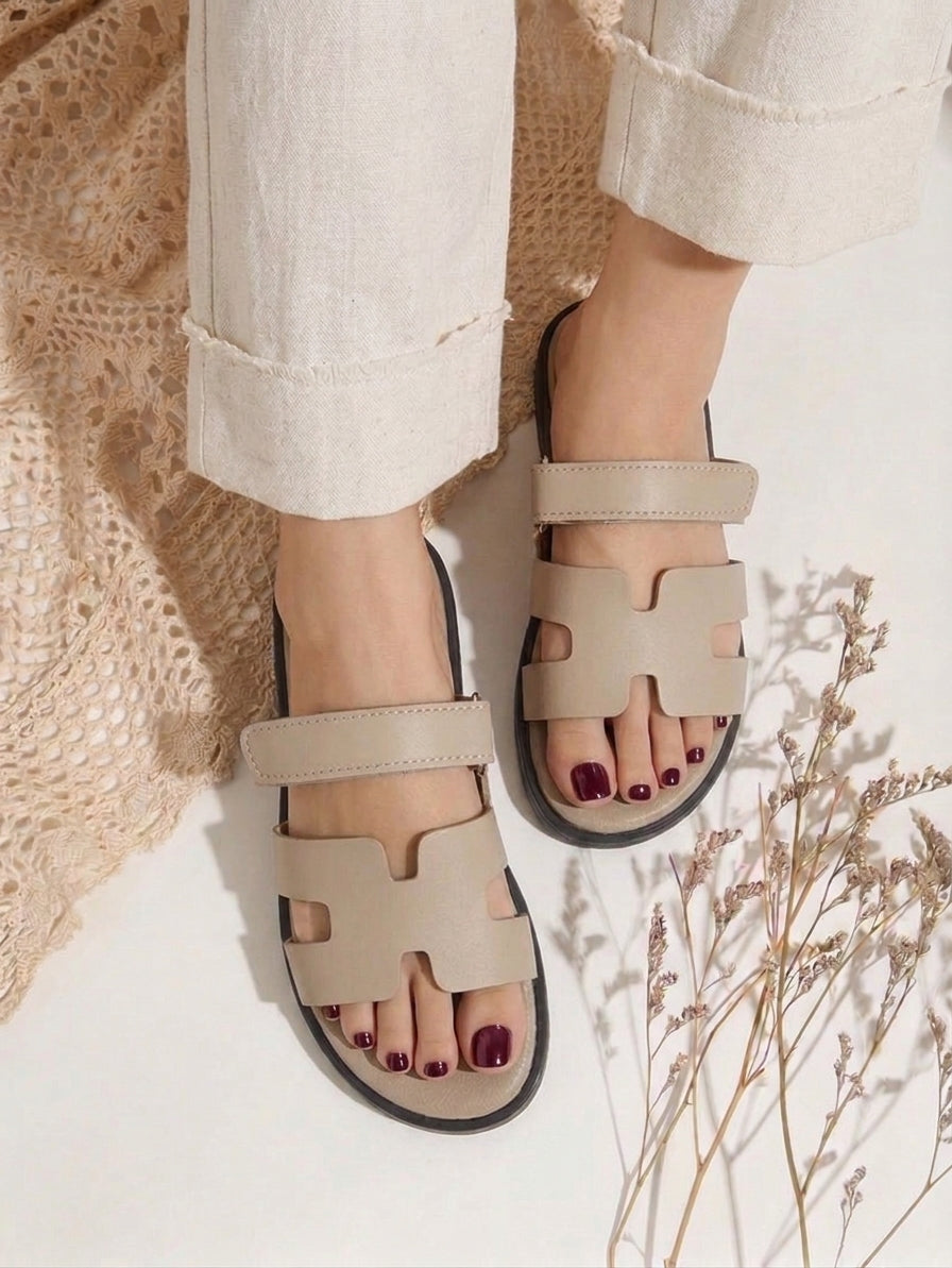 Women's H Sandles - Beige