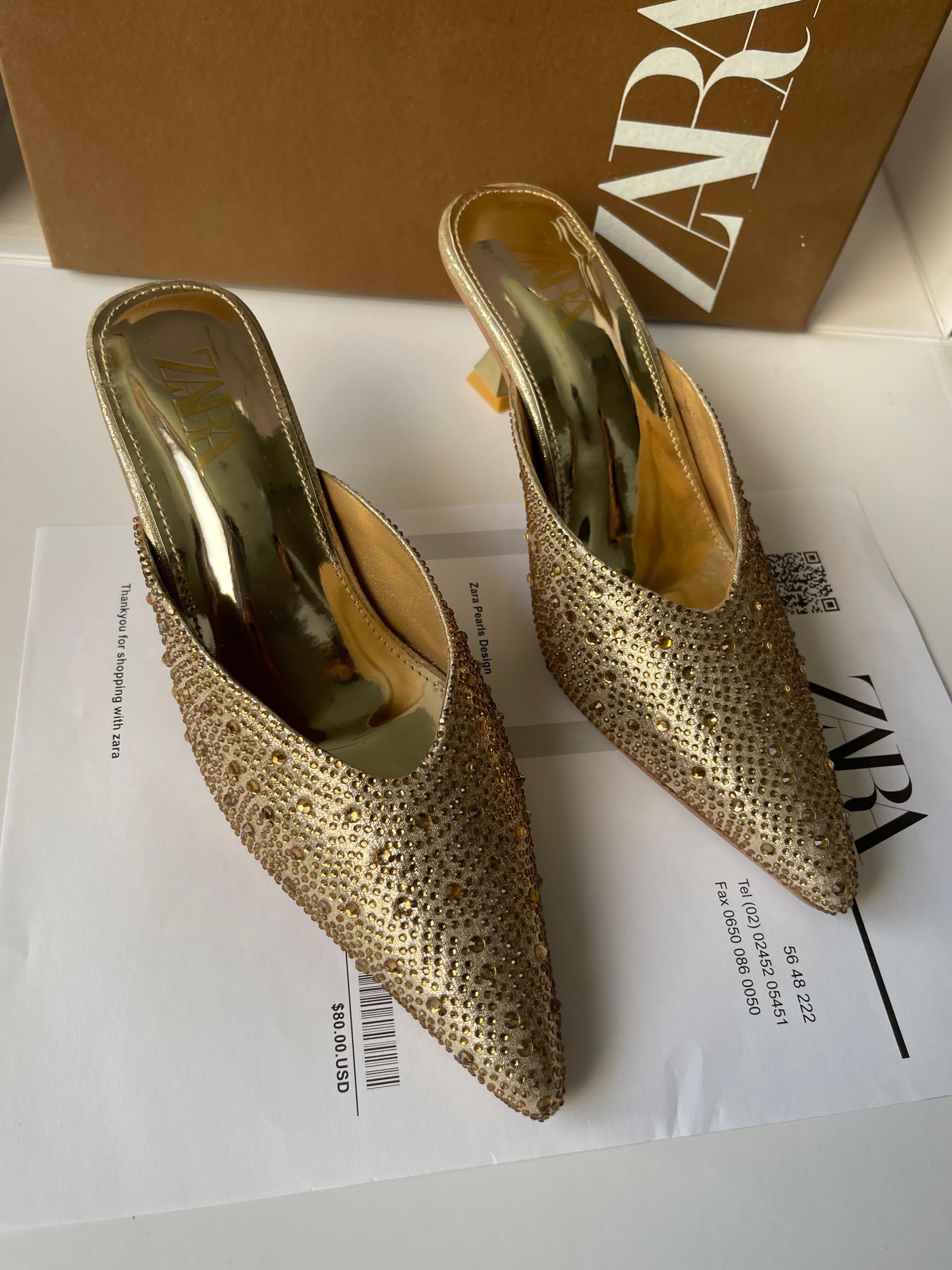 Printed Stone Kitten Heel