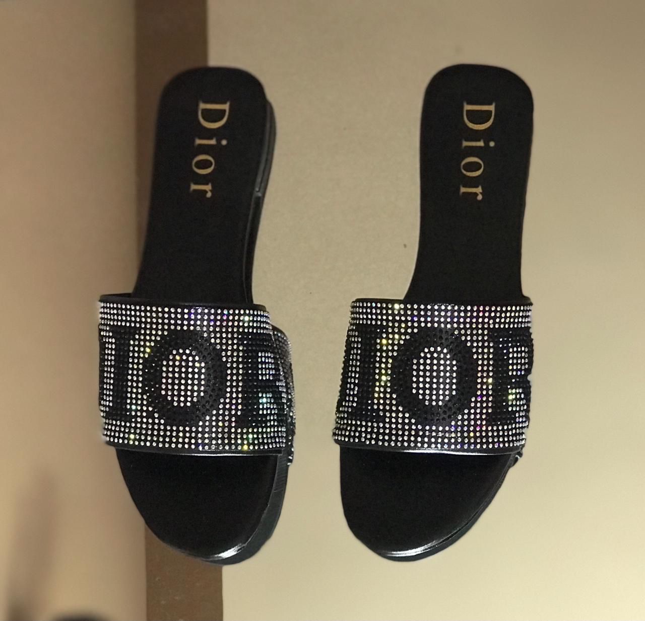 Dior RhineStone Flats