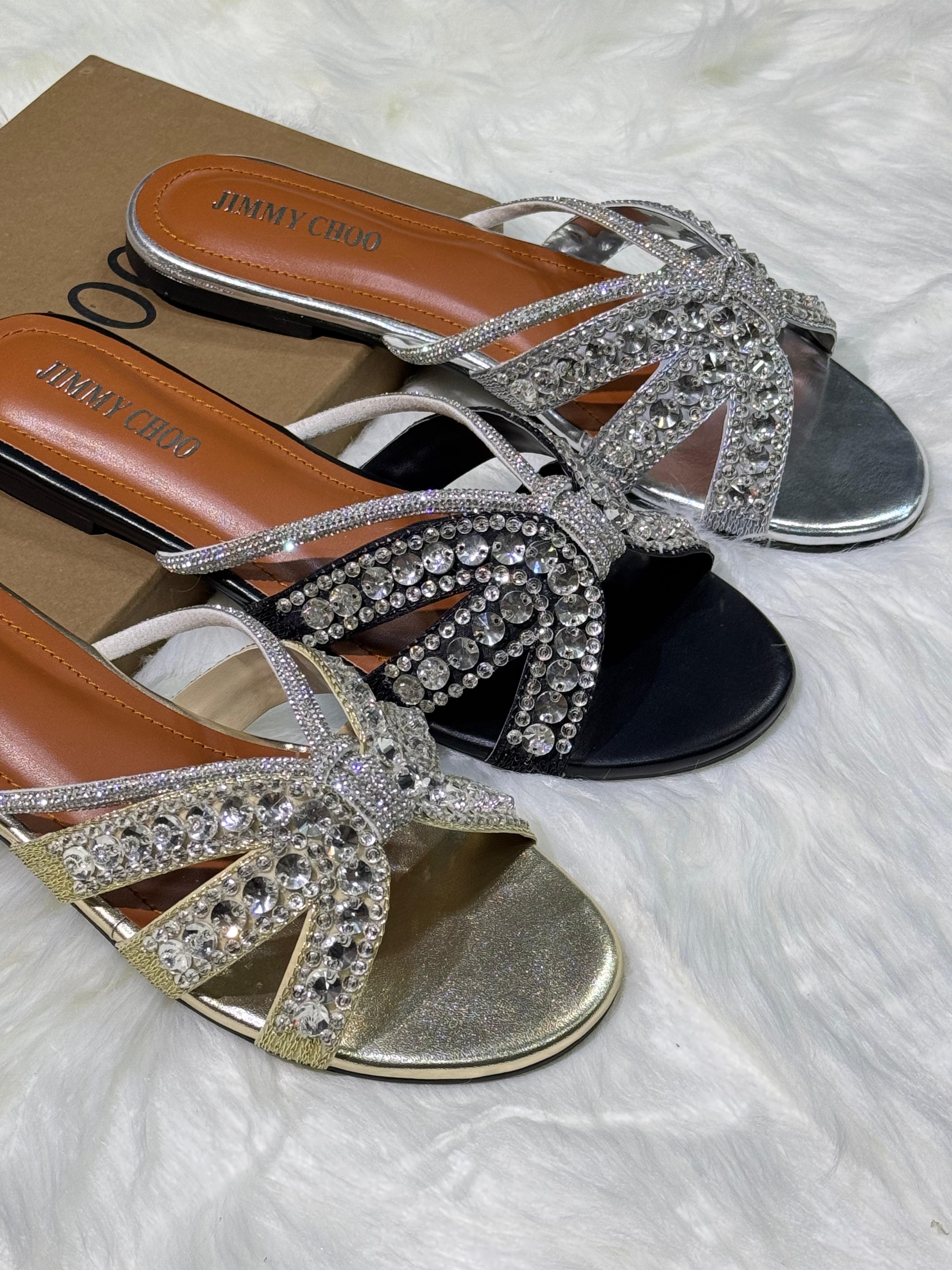 JC Crystal Flats