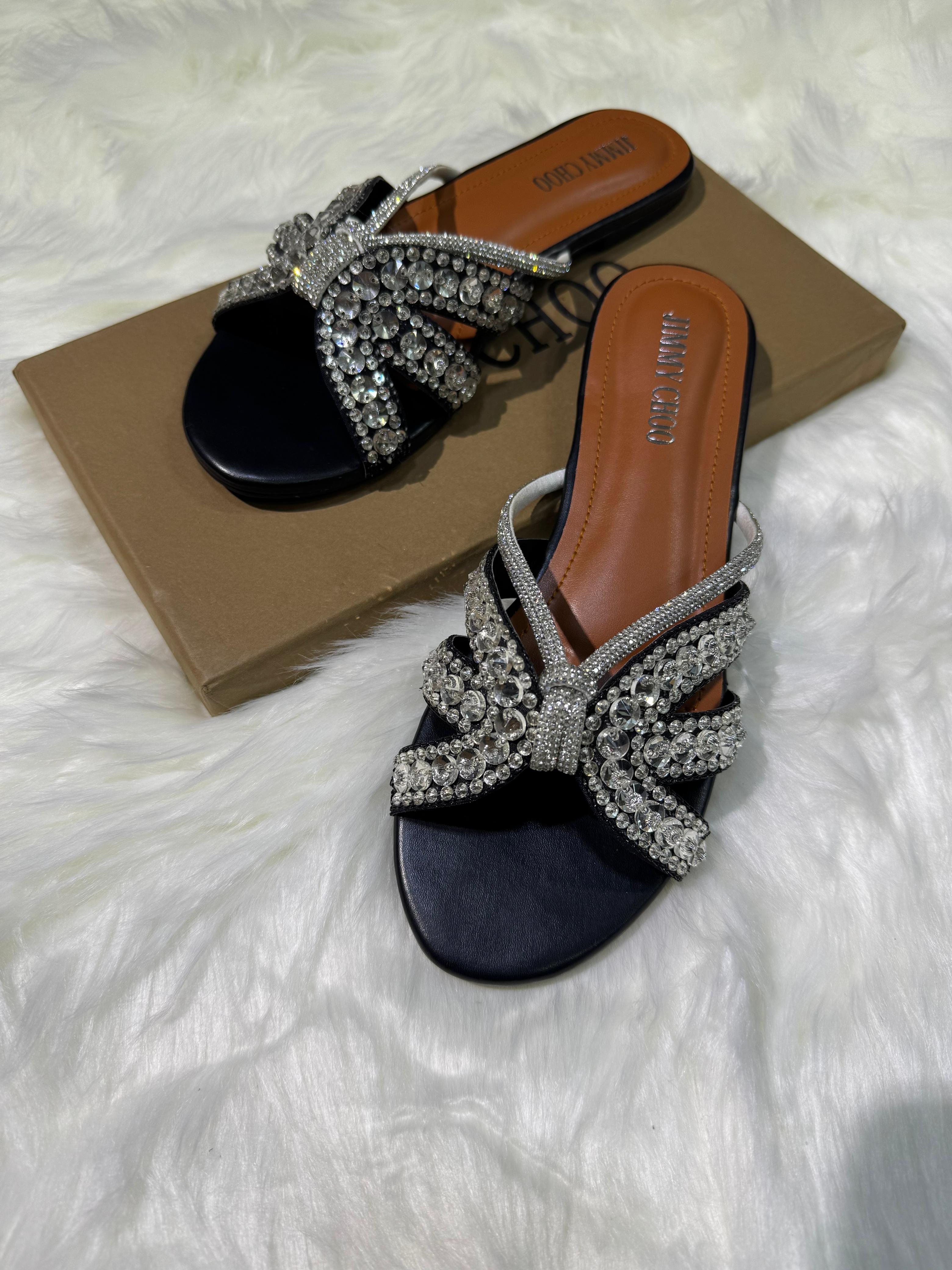 JC Crystal Flats