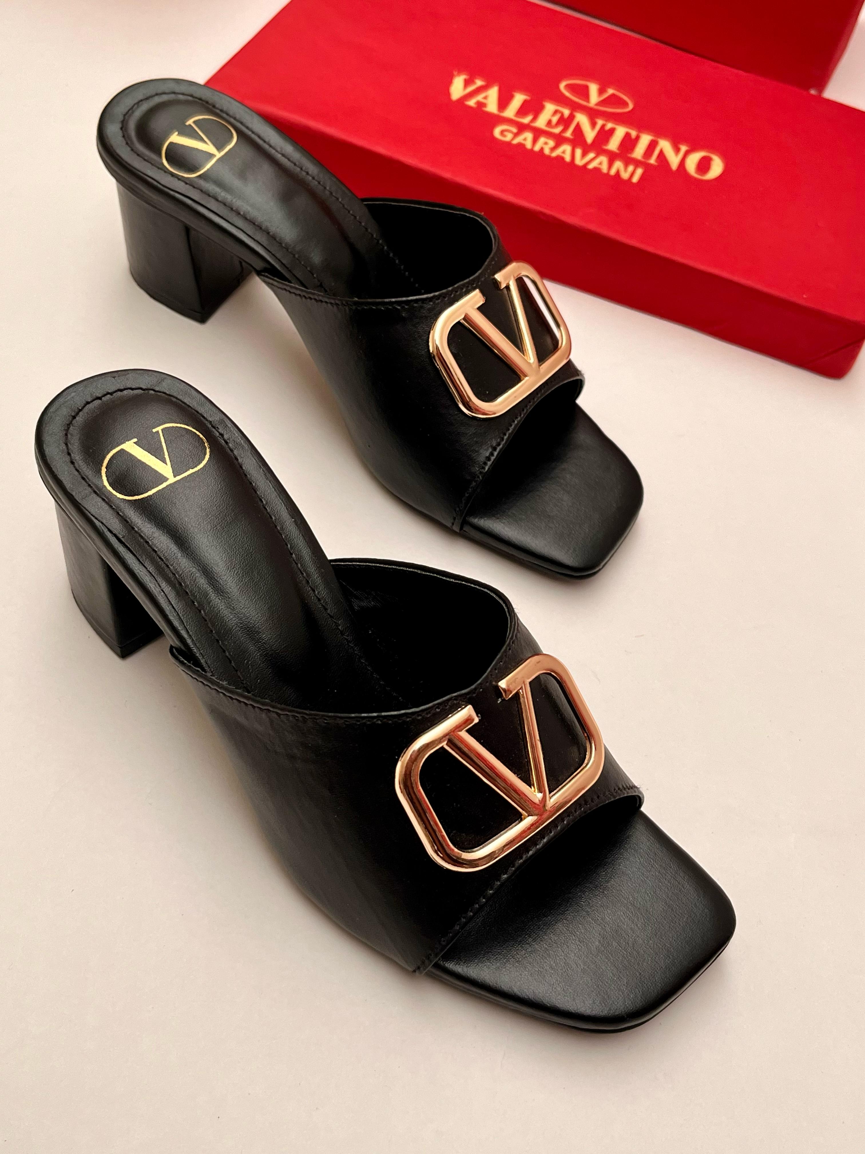 V Block Heels