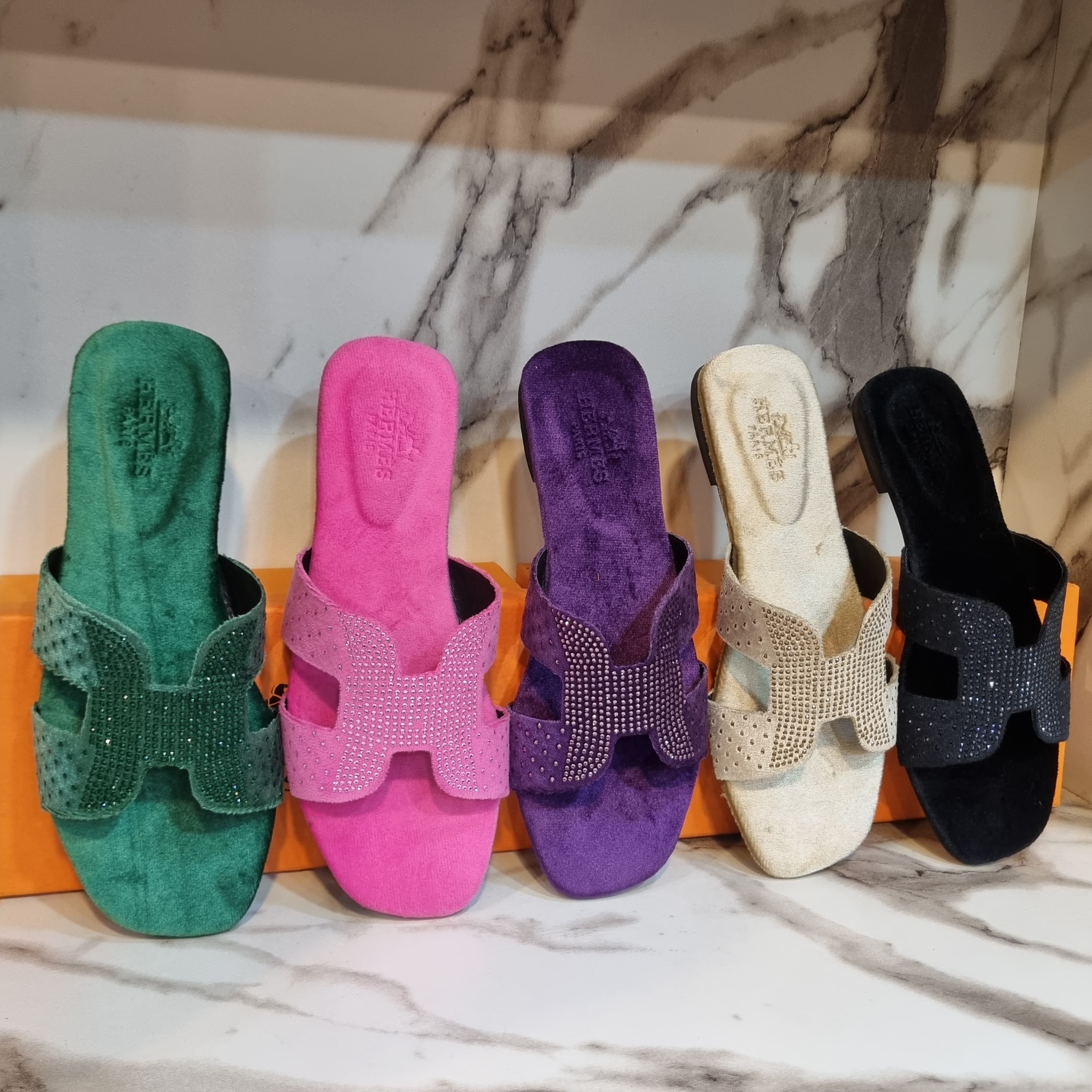 Studded H- Flats