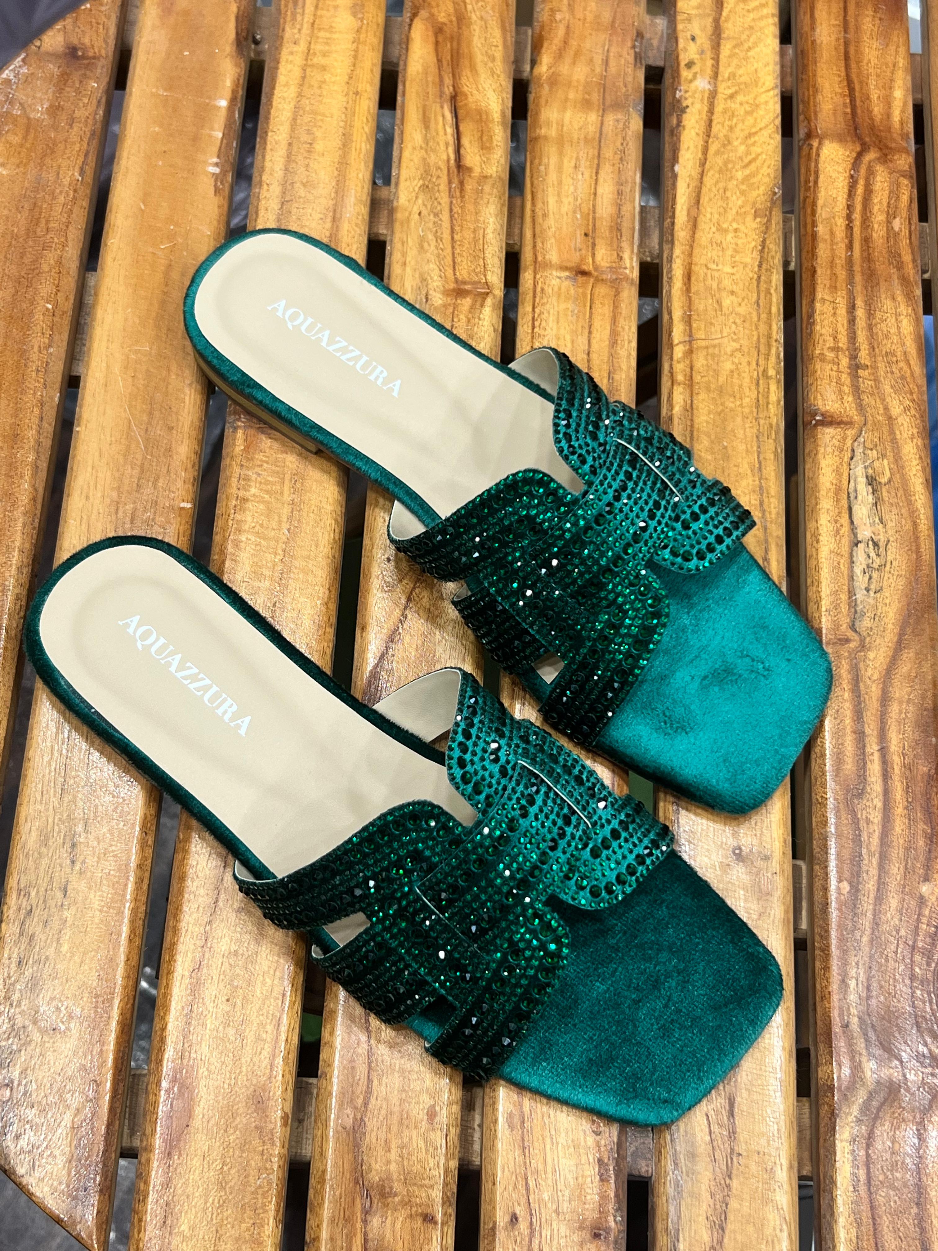 Luxe Aquazura Flats