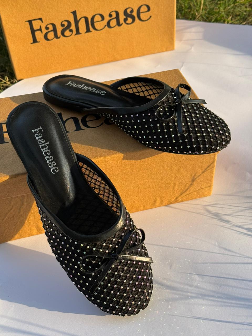 FƎ Black Stone Pumps