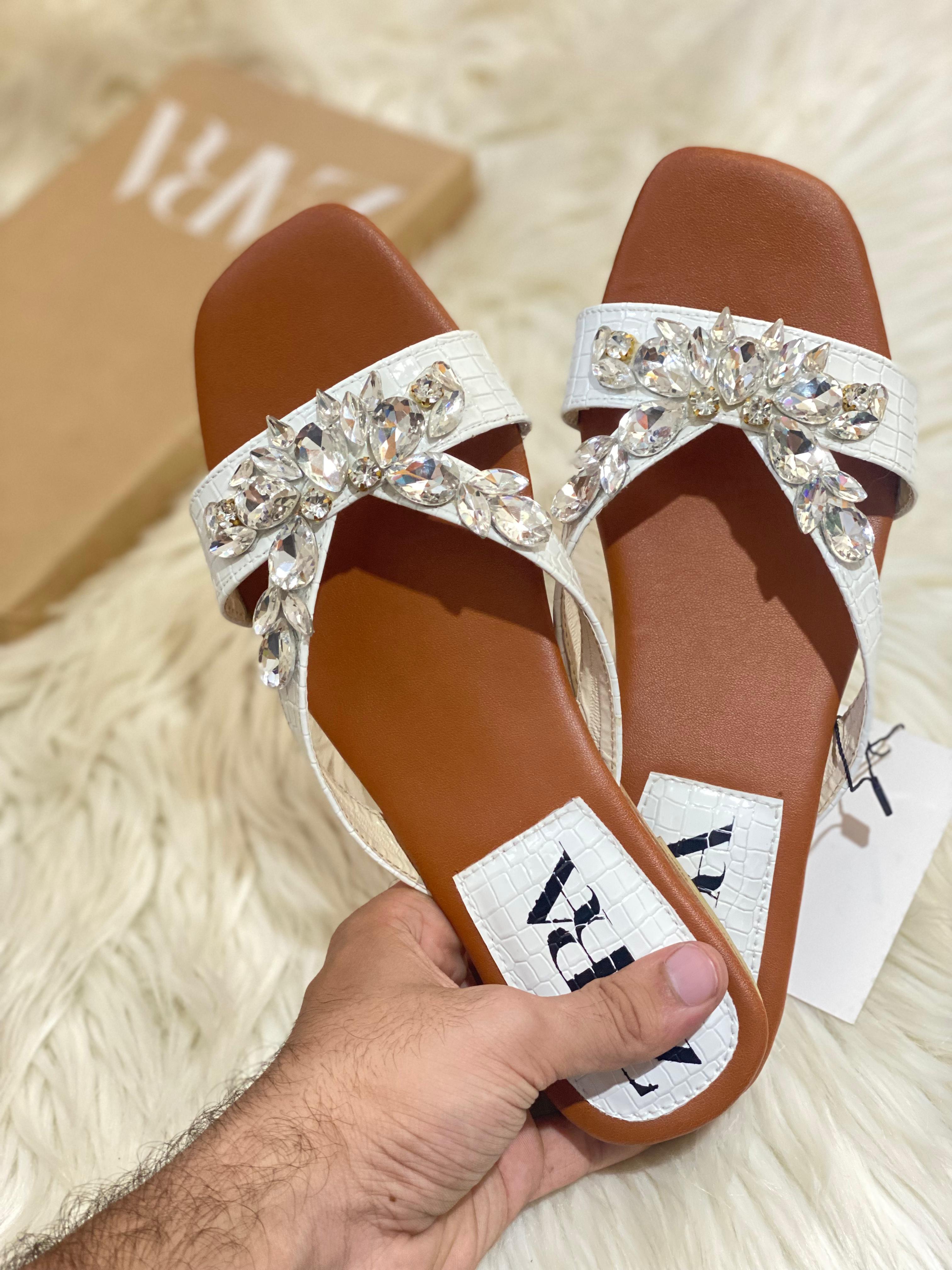 Crystal Stoned ZR Flats