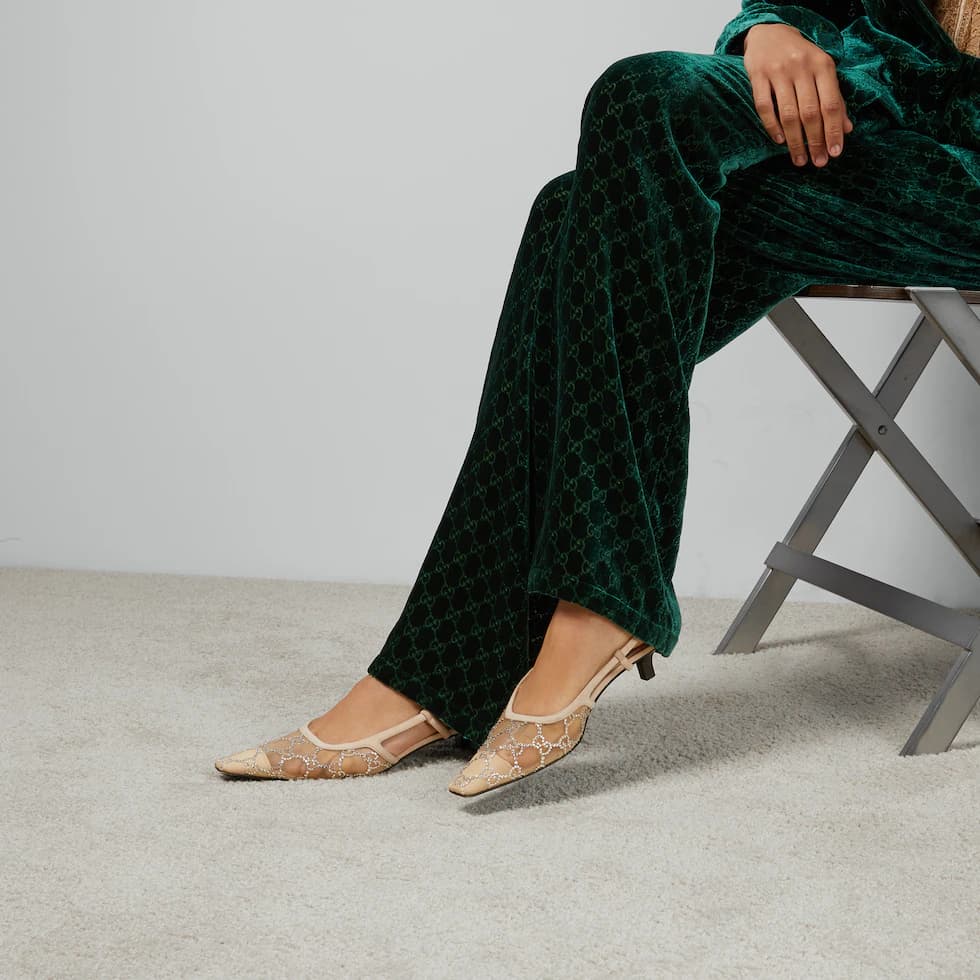 Slingback GG Pump Heels