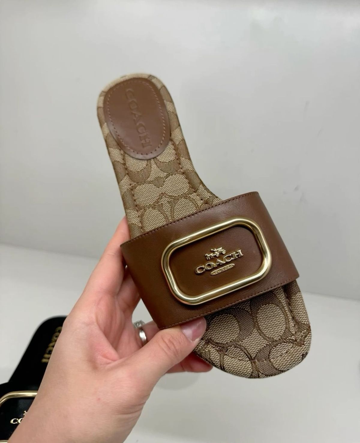 Classy Coach Flats