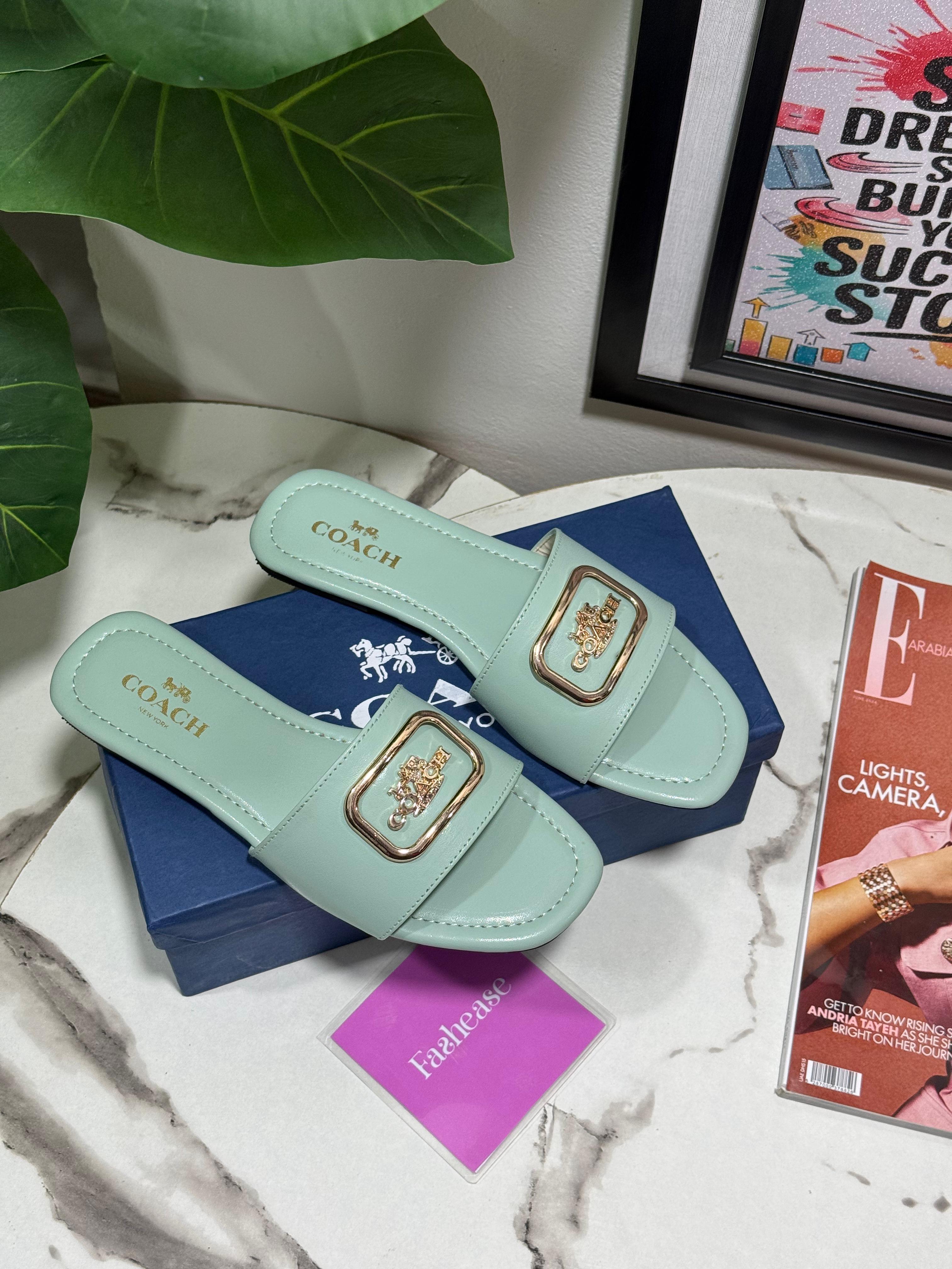 Classy Coach Flats