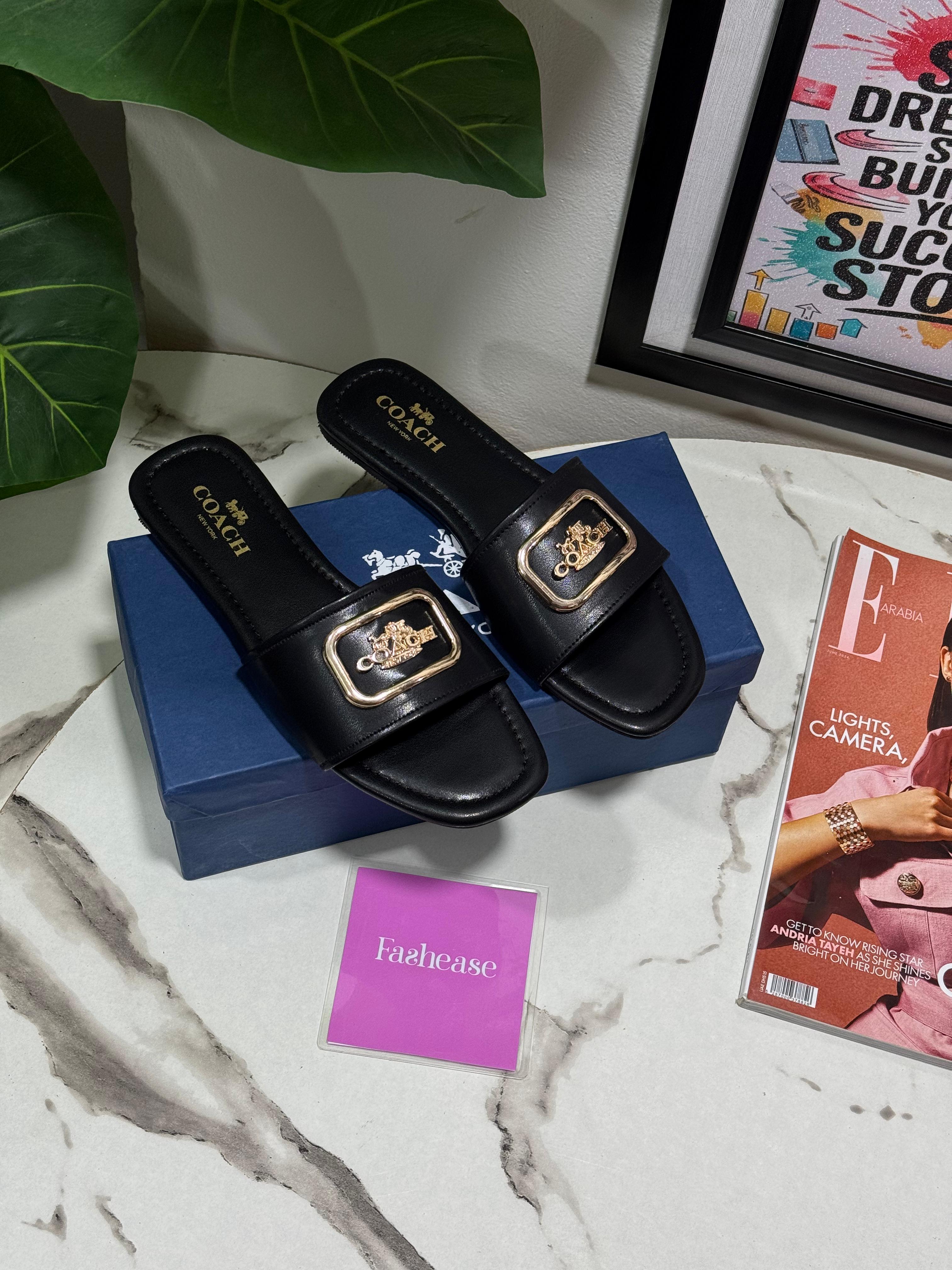 Classy Coach Flats