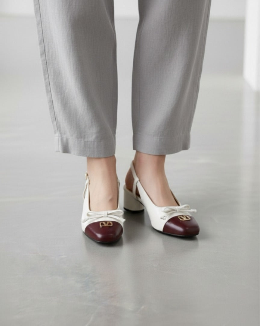 Valette V Heels white